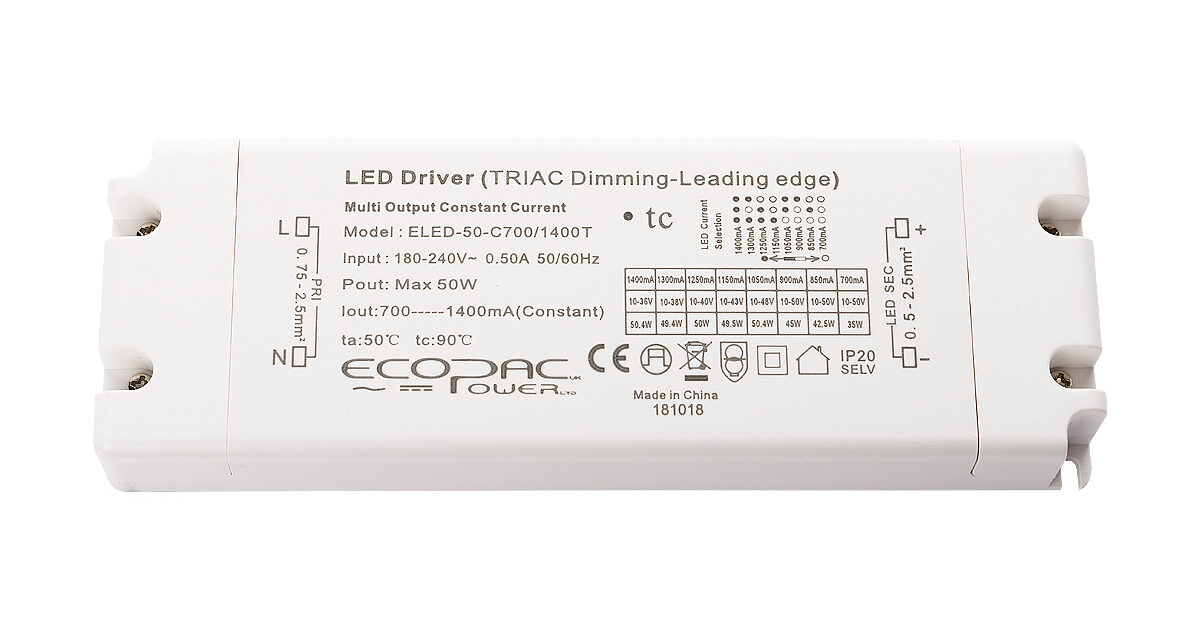 TRIAC Dimmable MEAN WELL