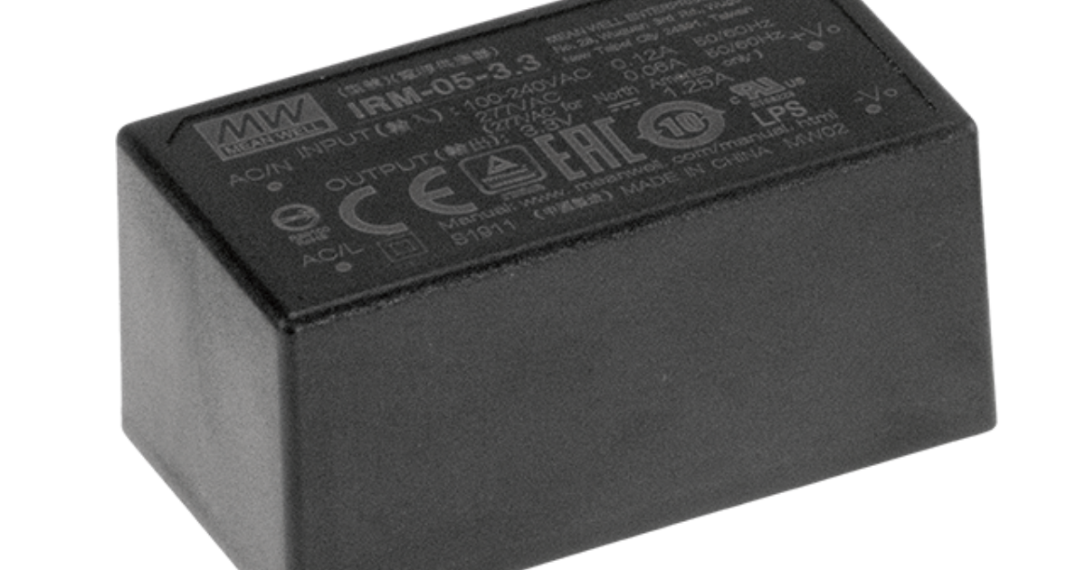 MEAN WELL IRM-20 Series | Open Frame Power Supplies | MEAN WELL